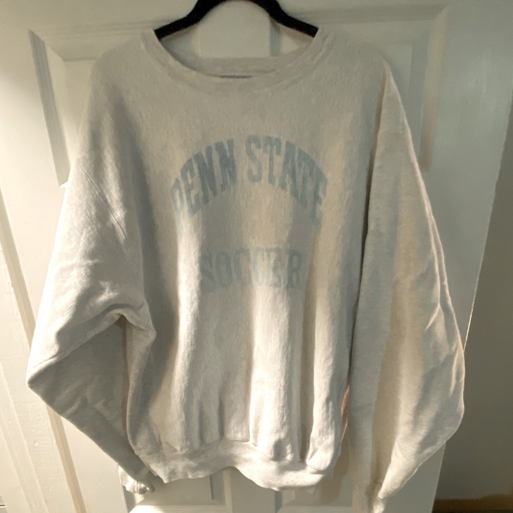 Penn State Vintage Crewneck Harvard Size XL Heather Grey